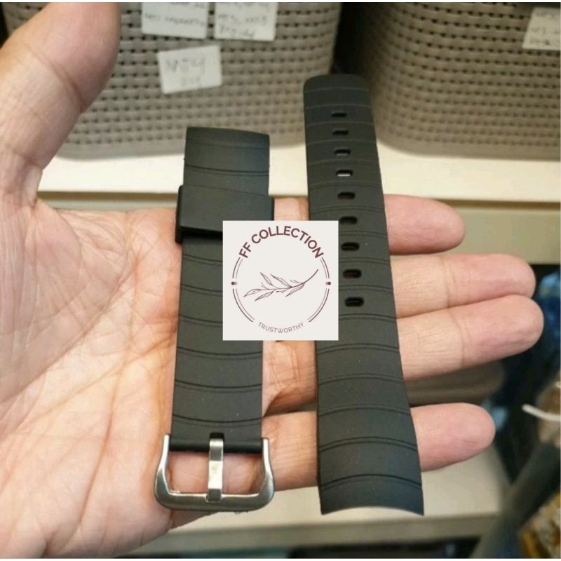STRAP 3389 Tali jam tangan QNQ QQ Q&Q M122 M 122 M-122 STRAB RUBBER WACTH  BEND TERMURAH QNQ QQ  M-1