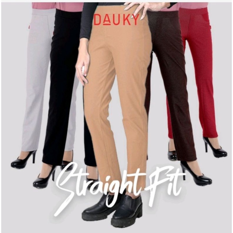 CELANA DAUKY / STRAIGHT FIT DAUKY / Dauky Celana Straight Fit Pants Basic Series