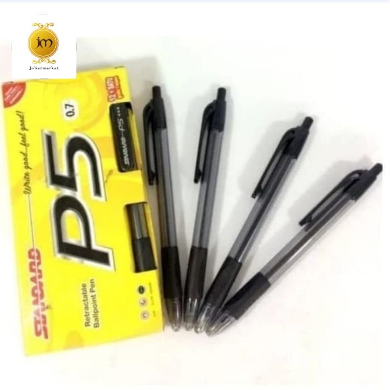 

bolpen standard P5 tinta hitam