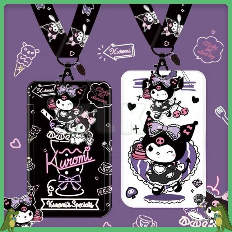

✨ KLKL ✨ Tali lanyard id card Set Kartu Kartun name tag id card Seri Kuromi kalung id card