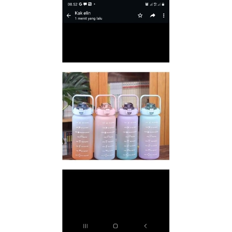 botol minum viral 2 liter