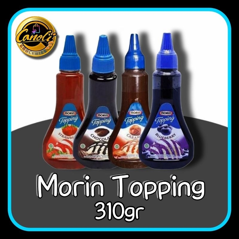 

MORIN TOPPING 310 gr CARAMEL COKLAT STRAWBERRY BLUEBERRY