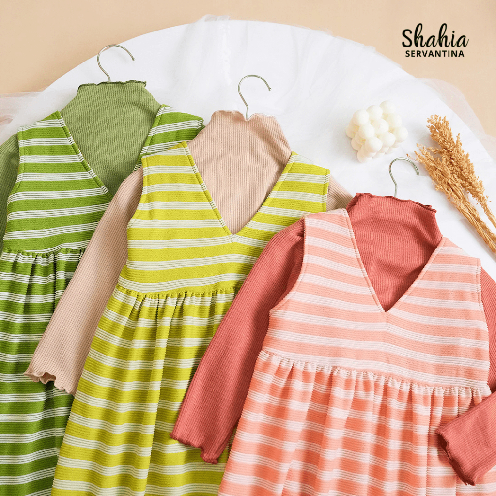 Shahia Servantina - Natasya Dress Gamis Anak Perempuan