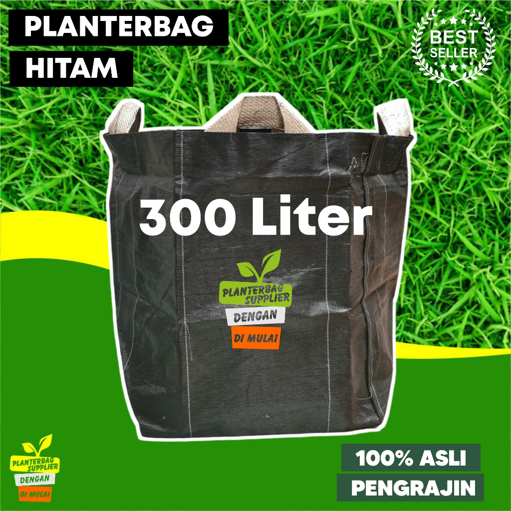 PLANTER BAG 300 L HITAM/POT TANAMAN 300 LITER