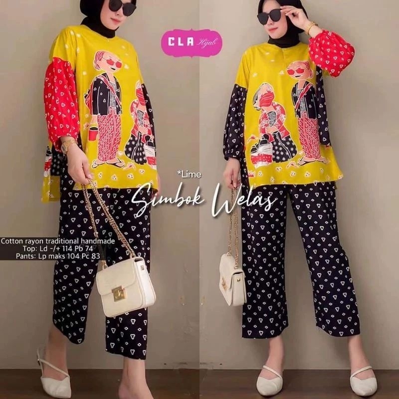 SEMERBAK ORI SETELAN TEJO SIMBOK WELAS SETELAN WANITA KEKINIAN VIRAL KEKINIAN SETELAN WANITA ONE SET
