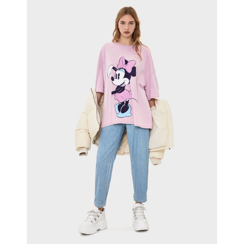 T-shirt Kaos Oversize Branded Disney Mickey/Minie Mouse Couple