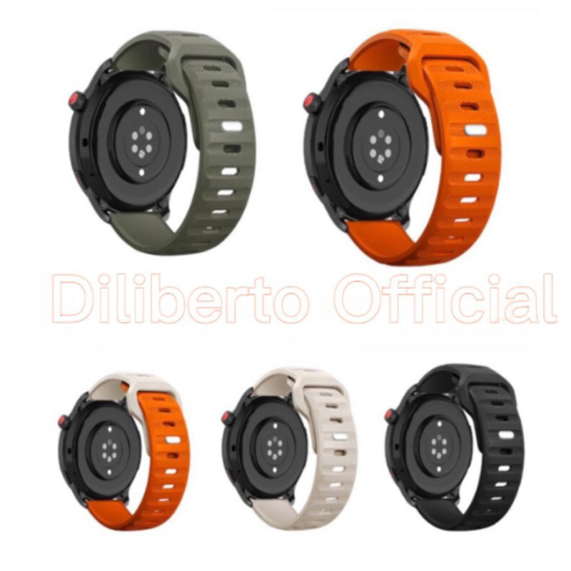 DSB 20mm Tali Jam Aukey SW-1 SW1 501643 - Strap Smartwatch Silikon Rubber Sporty universal