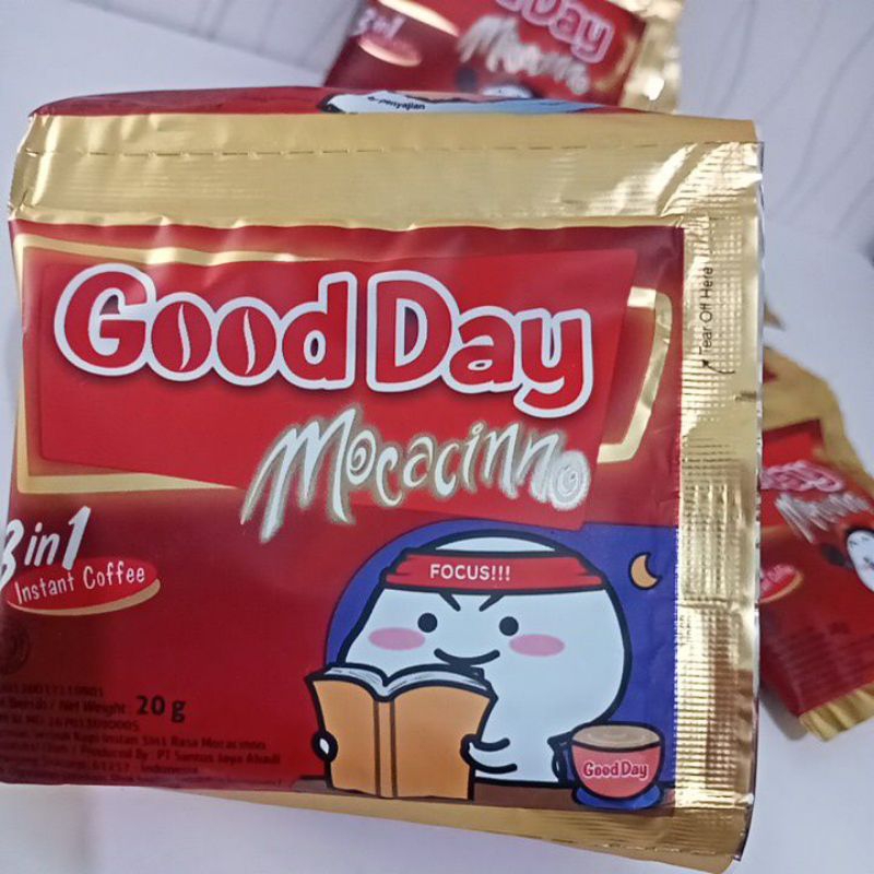

GOOD DAY MOCACINNO 1RENCENG ISI 10 SACHET