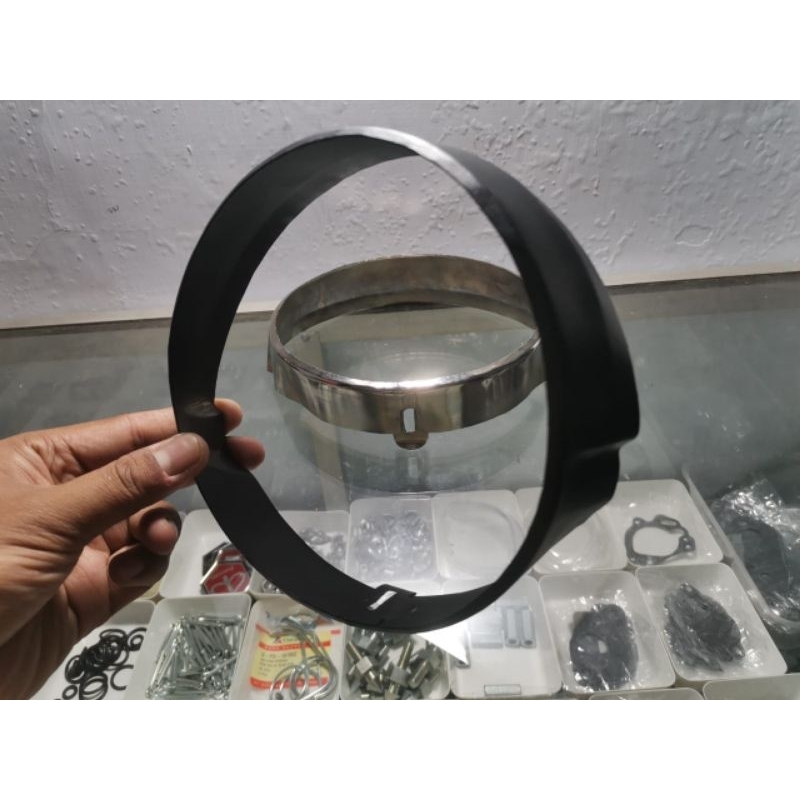 Ring lampu depan vespa newpx besi