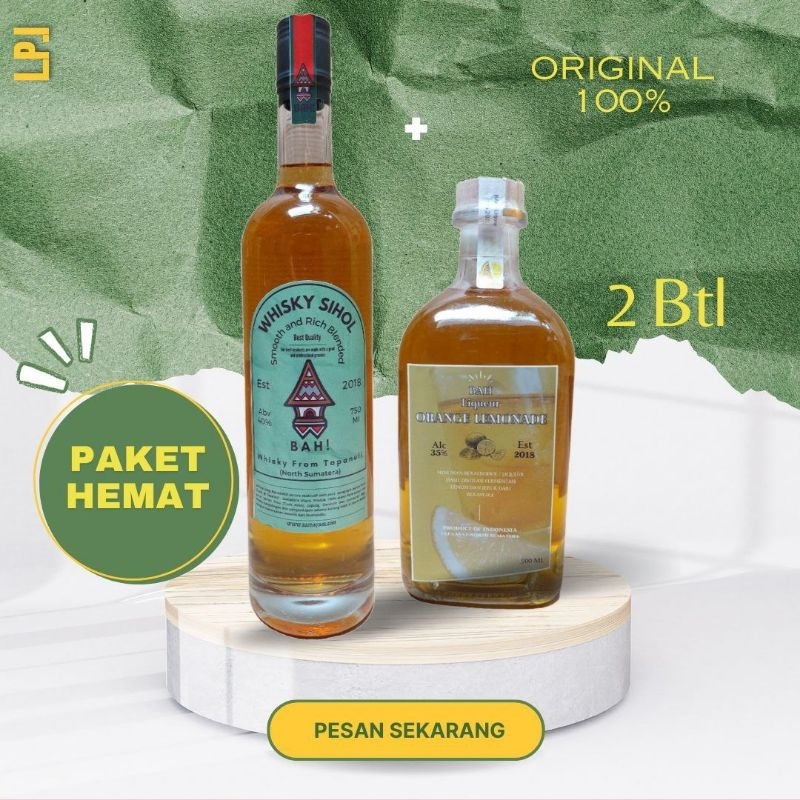 

PaHe (Pake Hemat) vvhisky from north sumatera & lqr orange lemonade