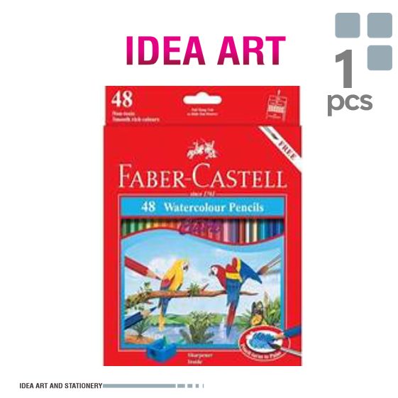 

Pensil Warna Watercolor 48 Warna Faber Castell Pencil Cat Air Free Kuas