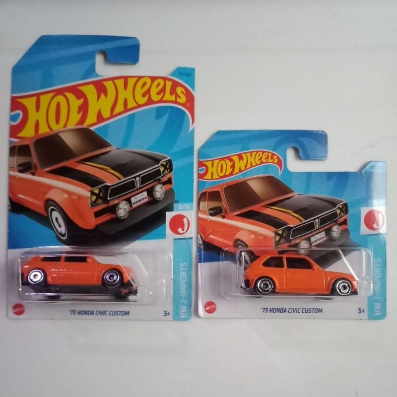 Hotwheels 73 Honda Civic Custom