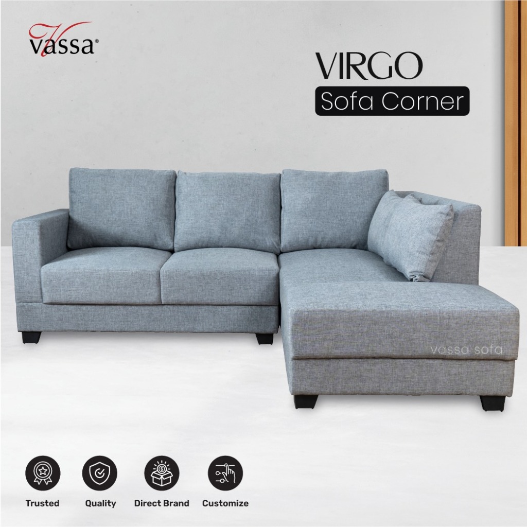 Sofa L Virgo by Vassa Sofa - Sofa L minimalis