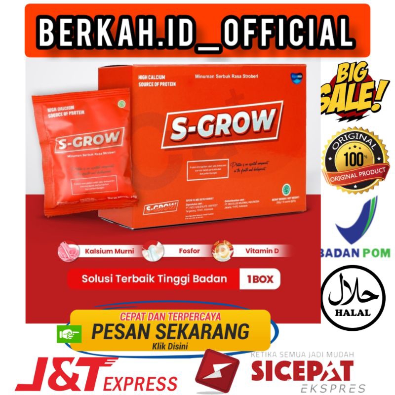 S GROW PENINGGI BADAN - SGROW OFFICIAL STORE © S-GROW SUSU PENINGGI BADAN
