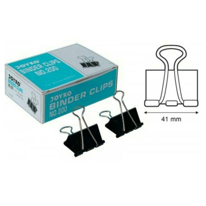 

1 Pcs Binder Clip 200 Joyko Penjepit Kertas