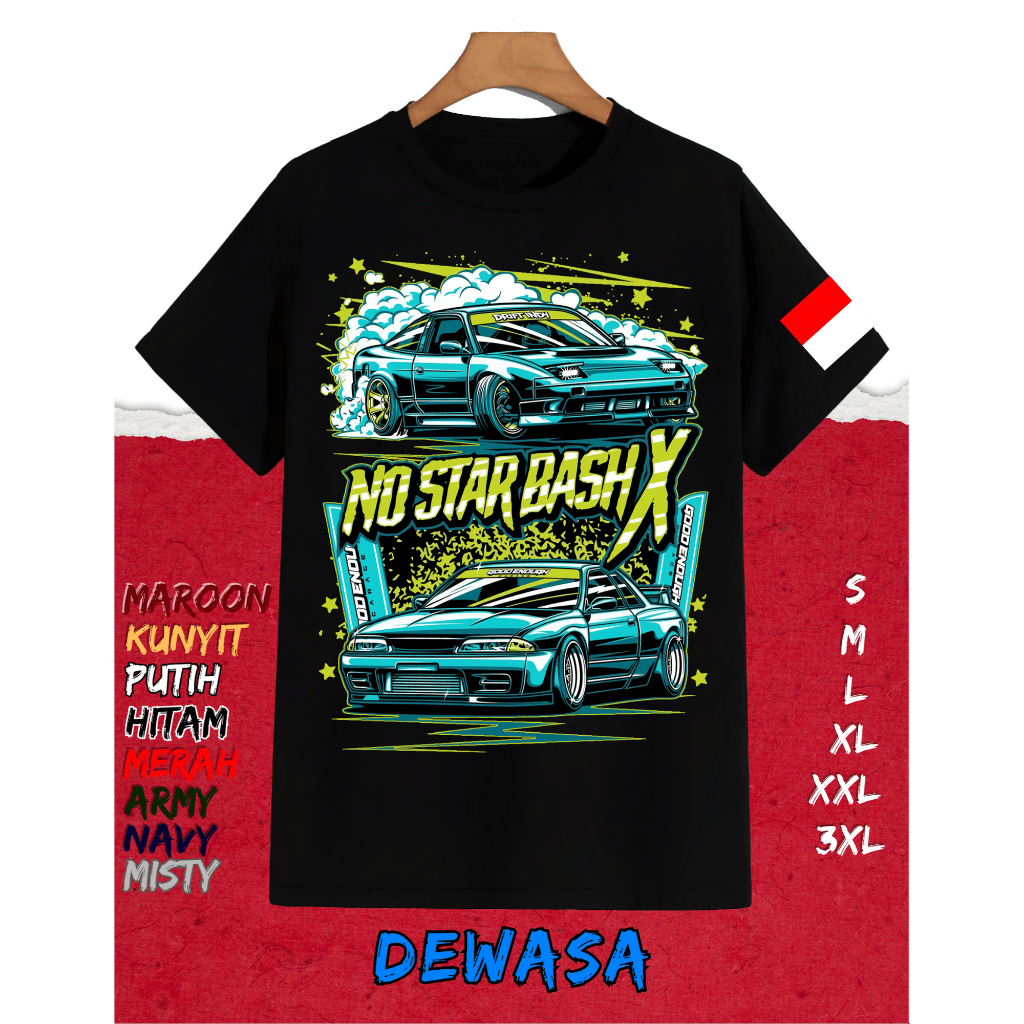 KAOS OTOMOTIF BAHAN KATUN DISTRO PRIA BUS MUJI JAYA KAOS BENGKEL KAOS MONTIR KAOS DISTRO MOBIL DRIFT
