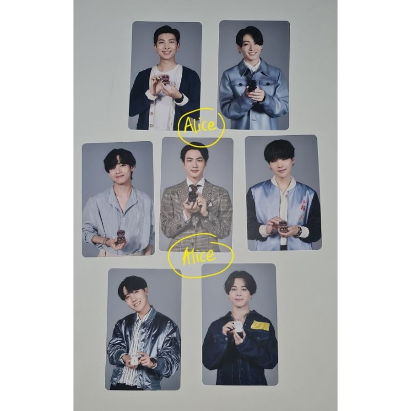 [READY] Official 100% Photocard PC BTS x Samsung Galaxy Buds Live