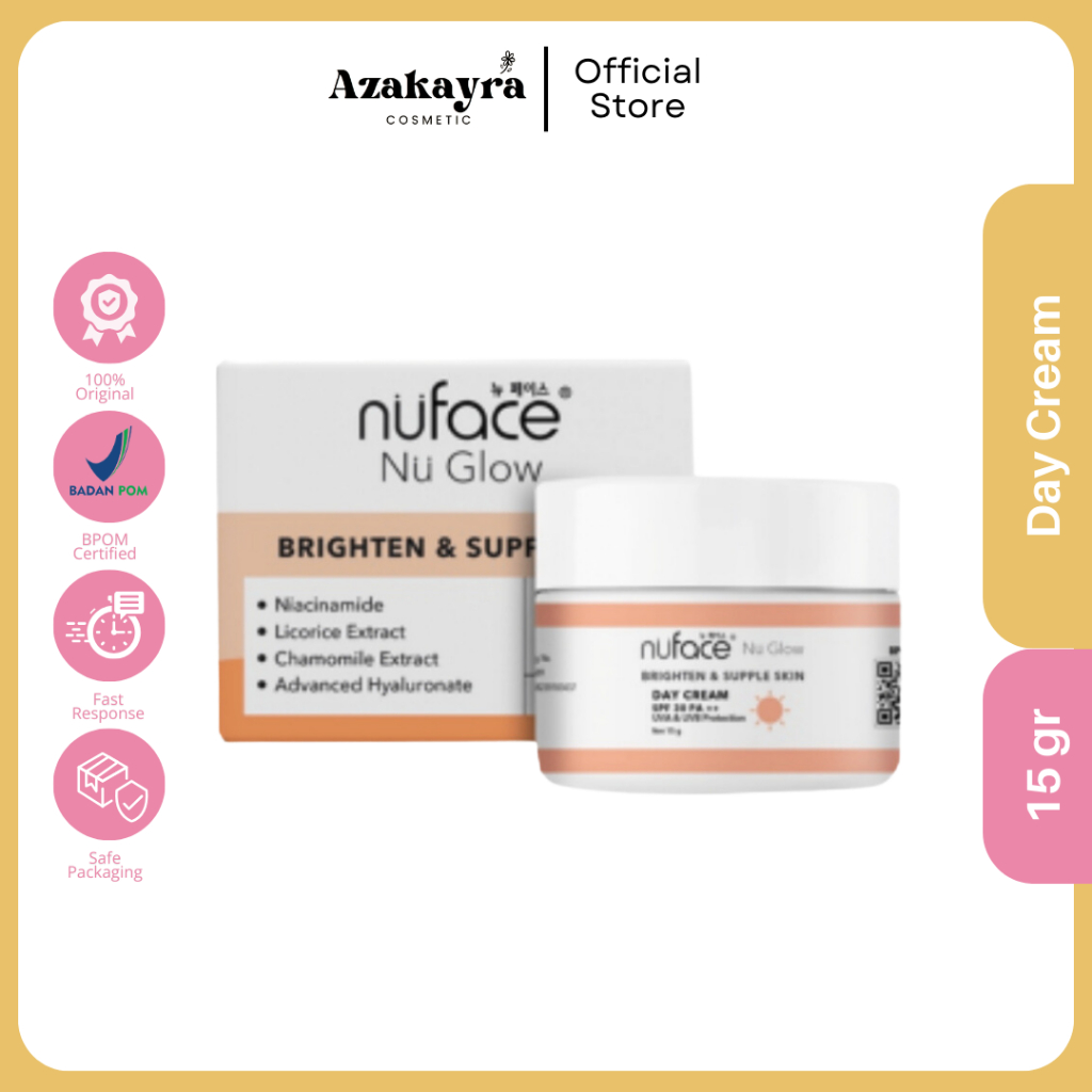 Azakayra Cosmetic - NuFace Nu Glow Brighten & Supple Skin Day Cream