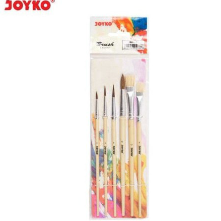 

Stok Banyak 1 SET Brush / Kuas Cat Air / Lukis / Acrylic Joyko BR-1 Pasti Murah