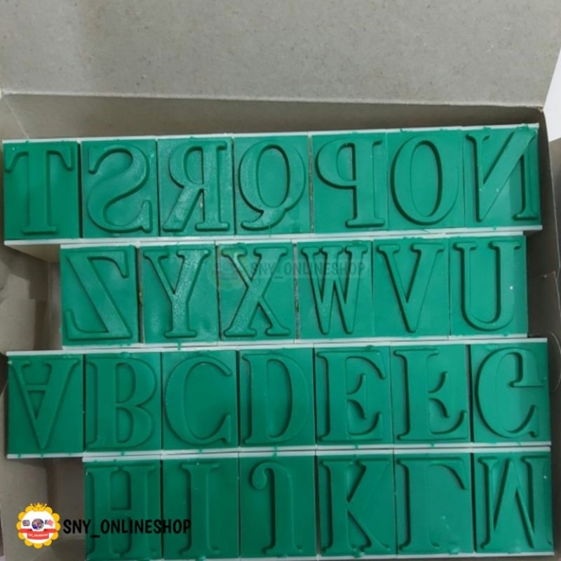 

Stamps Alfabet Stampel Stempel Alfabet Jumbo Rakitan 3cm Arxin