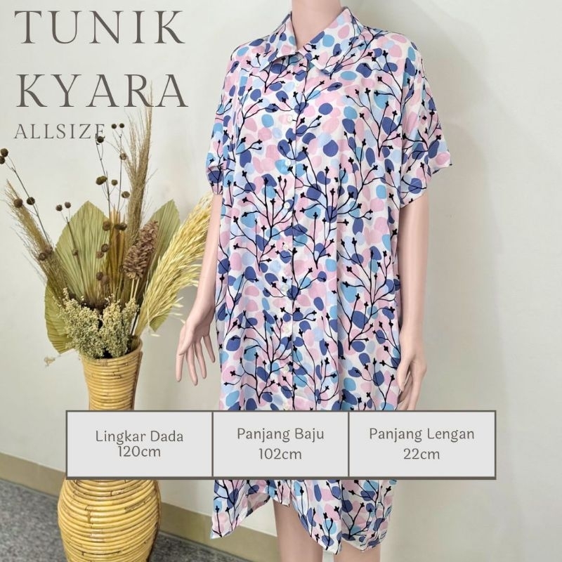 DAMES - TUNIK KYARA Motif All Size / Daster Pendek