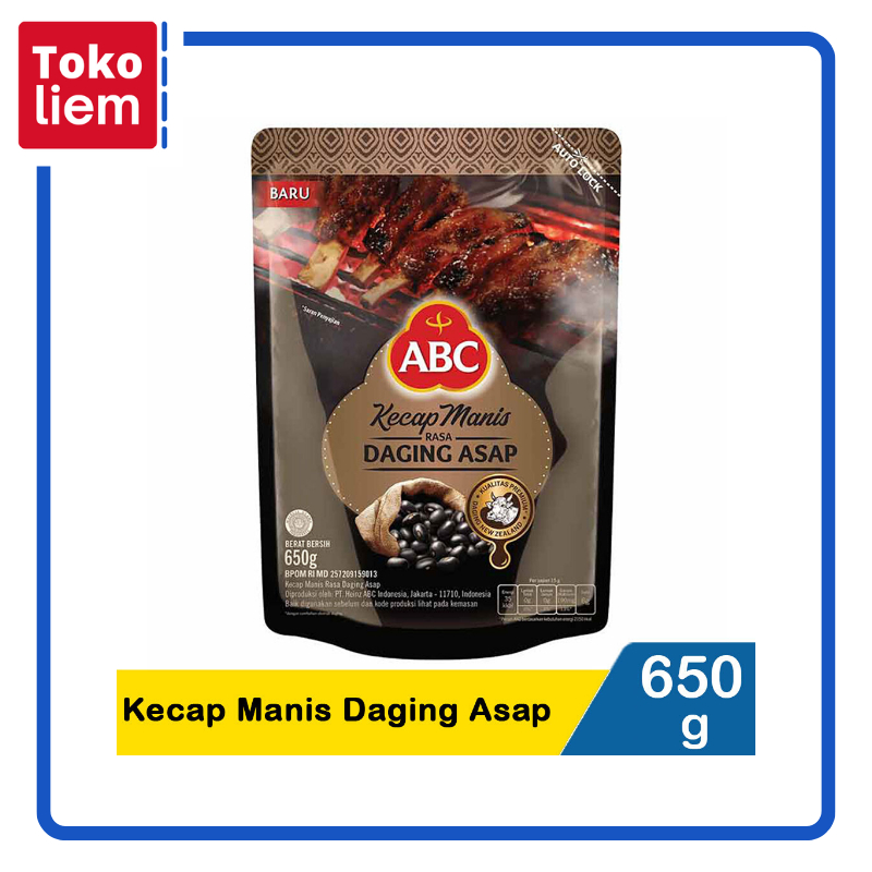 

Abc Kecap Manis Daging Asap 650G