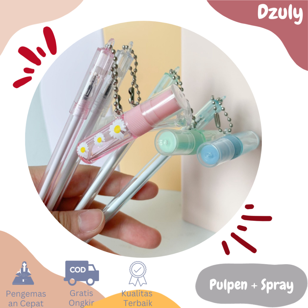 

Pen Pulpen Gel Tinta Hitam Dan Gantungan Botol Serbaguna/Pen Plus Spray/Pulpen Serbaguna