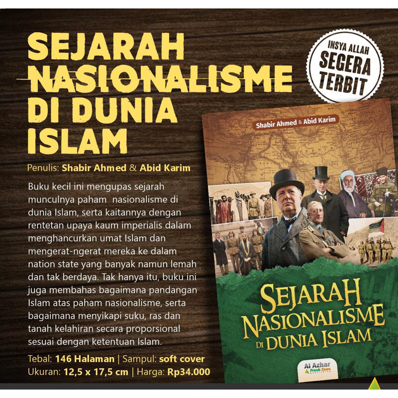 

Buku Sejarah Nasionalisme Di Dunia Islam || Al Azhar Press