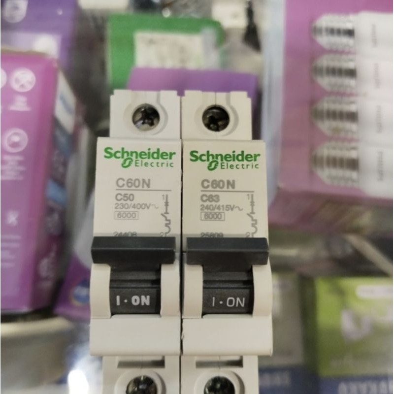 mcb Schneider c60 1phase 50a
