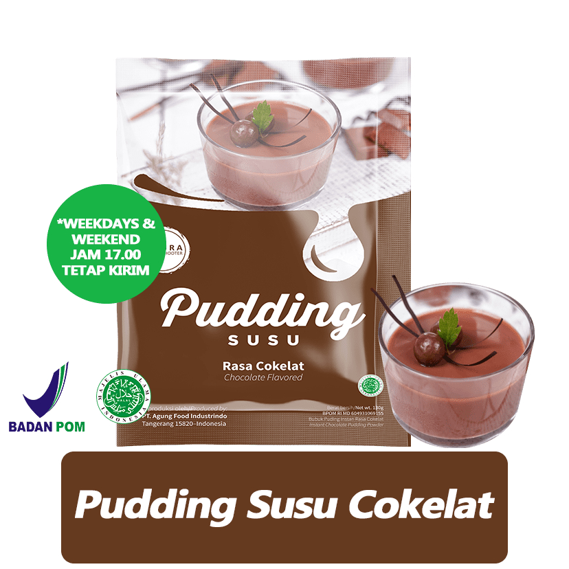 

Terlaris [BUNDLE 2 PCS] Omura Dessert Shooter Pudding Susu Silky Rasa Chocolate / Cokelat Puding Sutra Omura Powder Super Promo