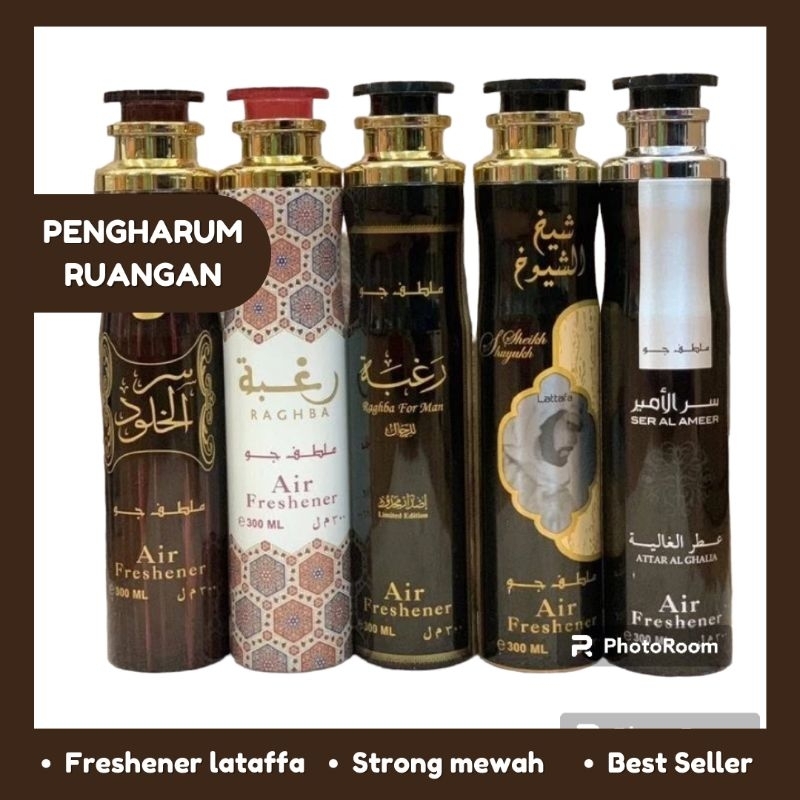 AIR FRESHENER LATAFFA ORIGINAL DUBAI 300ML| PENGHARUM RUANGAN