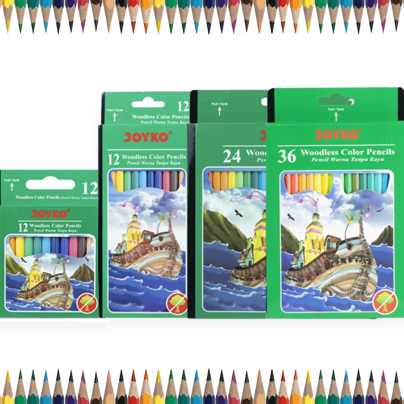 

➺➩⋆❀ Pensil Warna Joyko 12 24 36 Color, Panjang & Pendek CP 107 103 104 122 Pencil Colour Mewarnai Menggambar