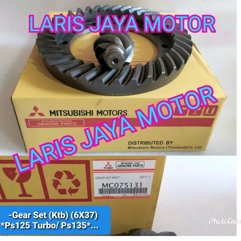 GEAR SET CANTER PS125 6X37 GIGI GARDAN CENTER PS125 PS135 6X37