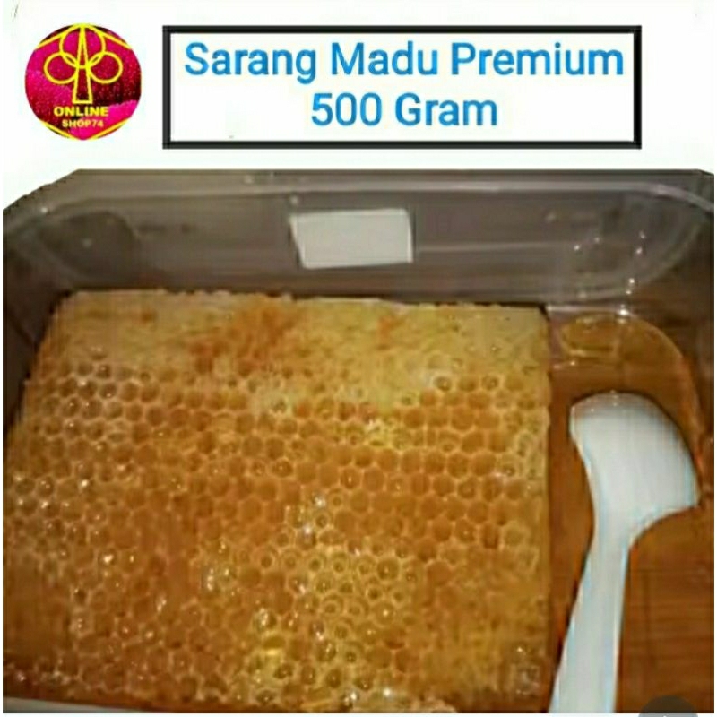 

Sarang Madu Premium 500 Gram Asli Dari Peternakan Madu