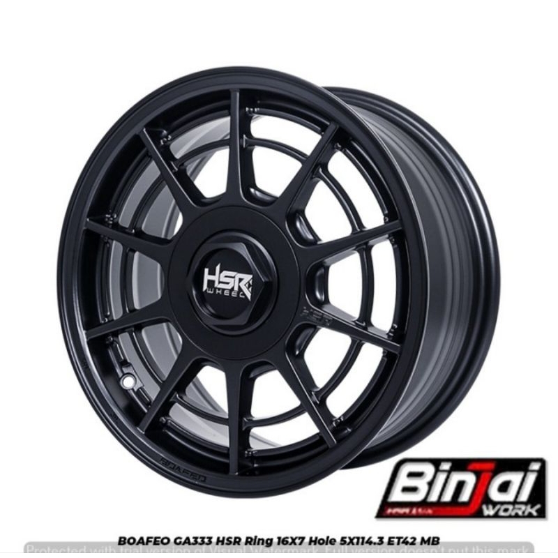 velg hsr boafeo ring 16 baut 5 untuk mobil ertiga stargazer innova dll
