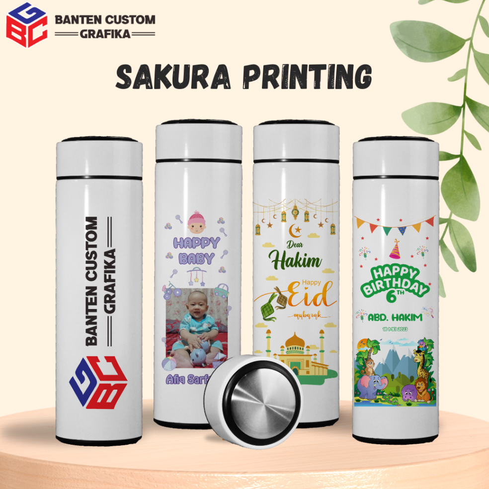 

7.7 Terlaris Tumbler Sakura Custom Desain Print Poto dan Text Suka suka Botol Karakter