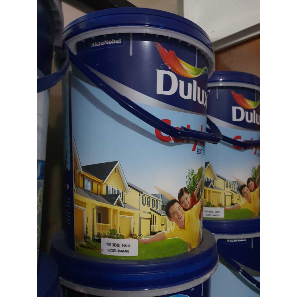 DULUX CATYLAC CAT TEMBOK EXTERIOR PUTIH888 WHITE 44855 25KG 25 KG PAIL BUKAN BASE LUAR