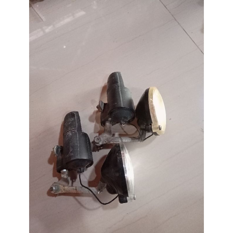 lampu sepeda dinamo bekas normal