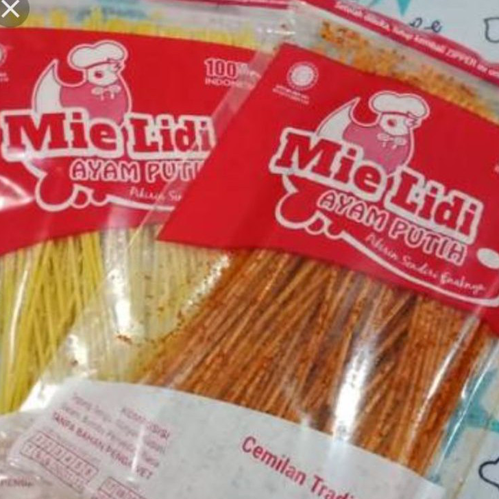 

➻➶✱✼ LIDI LIDIAN/MIE LIDI RASA PEDAS DAN ASIN BERAT 70 g