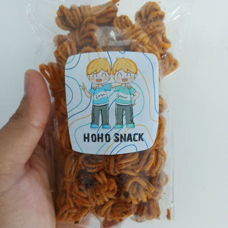 

mie gulung pedas asin