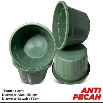 Bak Jumbo 45 liter Tabitha Hijau anti pecah