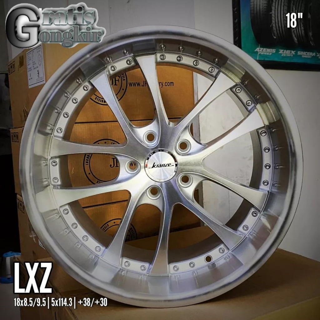 VELG KRANZE LXZ R18X85/95 PCD 5X114,3 CELONG VELG MOBIL RING 18 MURAH
