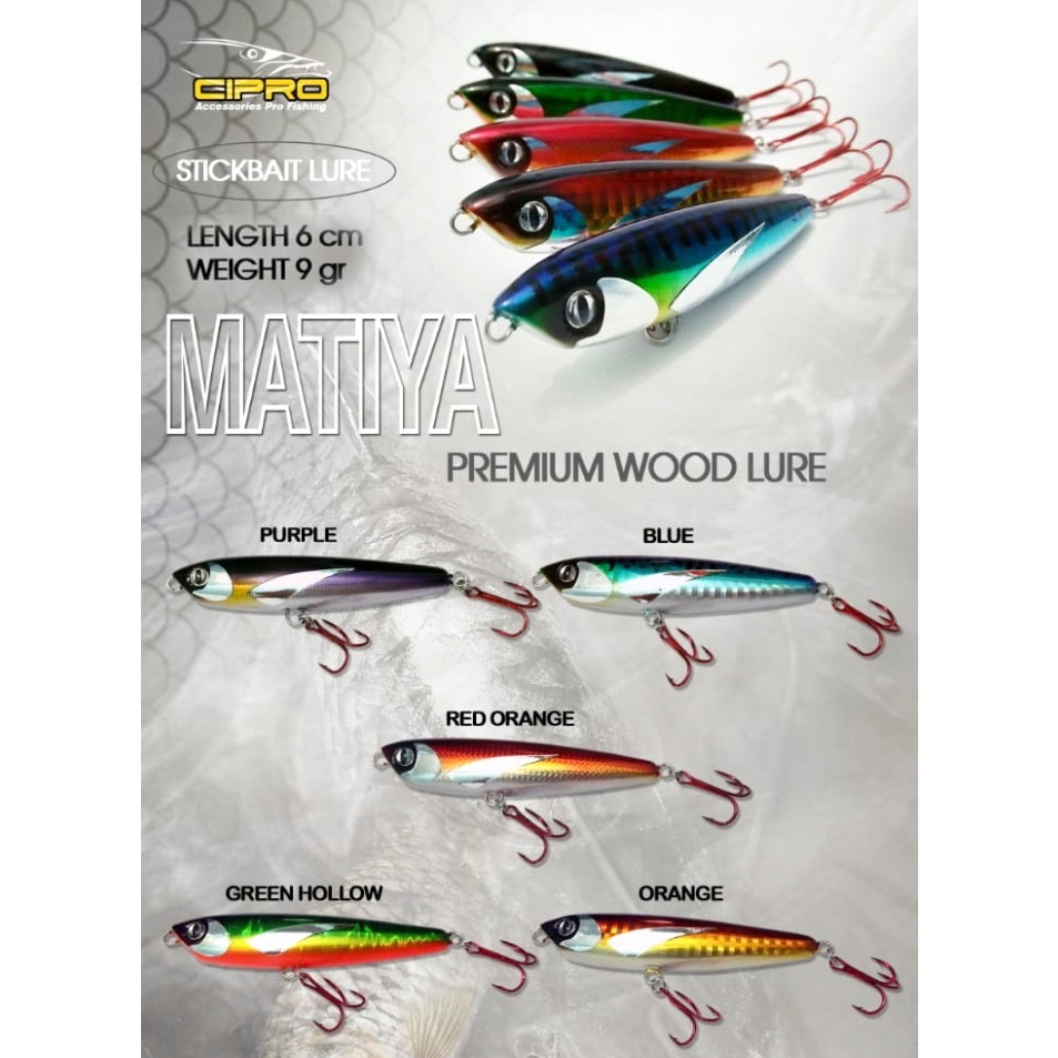Lure Stickbait CIPRO MATIYA - Umpan Pancing Stick Bait Pensil Floating