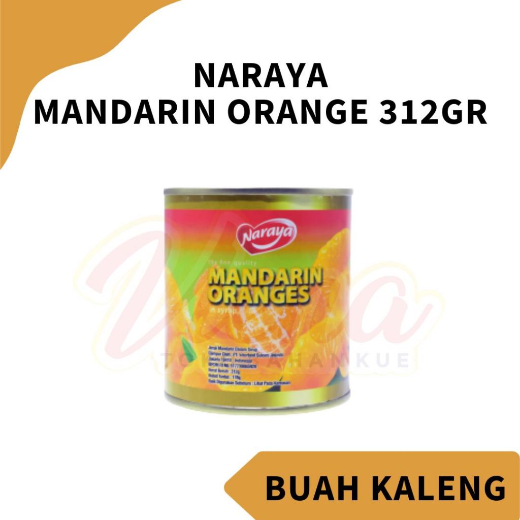 

Naraya Mandarin Orange 312gr / Buah Kaleng Jeruk Mandarin