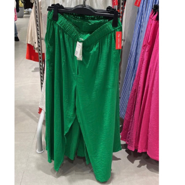 Celana Wanita Kulot H&M Green | Hijau