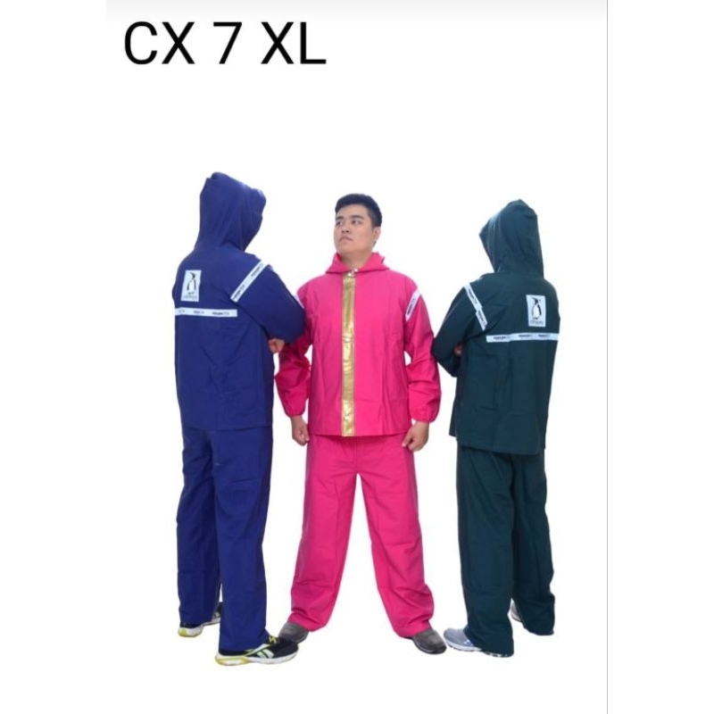 Jas hujan Setelan jaket celana CX7 XL CX-7 XL Penguin's