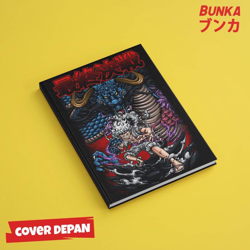 

Note Book Aesthetic Anime One Piece Monkey D Luffy Gear 5 vs Kaido Kaidou Design Hardcover A5 Buku Tulis Catatan Notes Agenda Planner Jurnal vintage buku catatan story book kado anniversary valentine cowok cewek murah