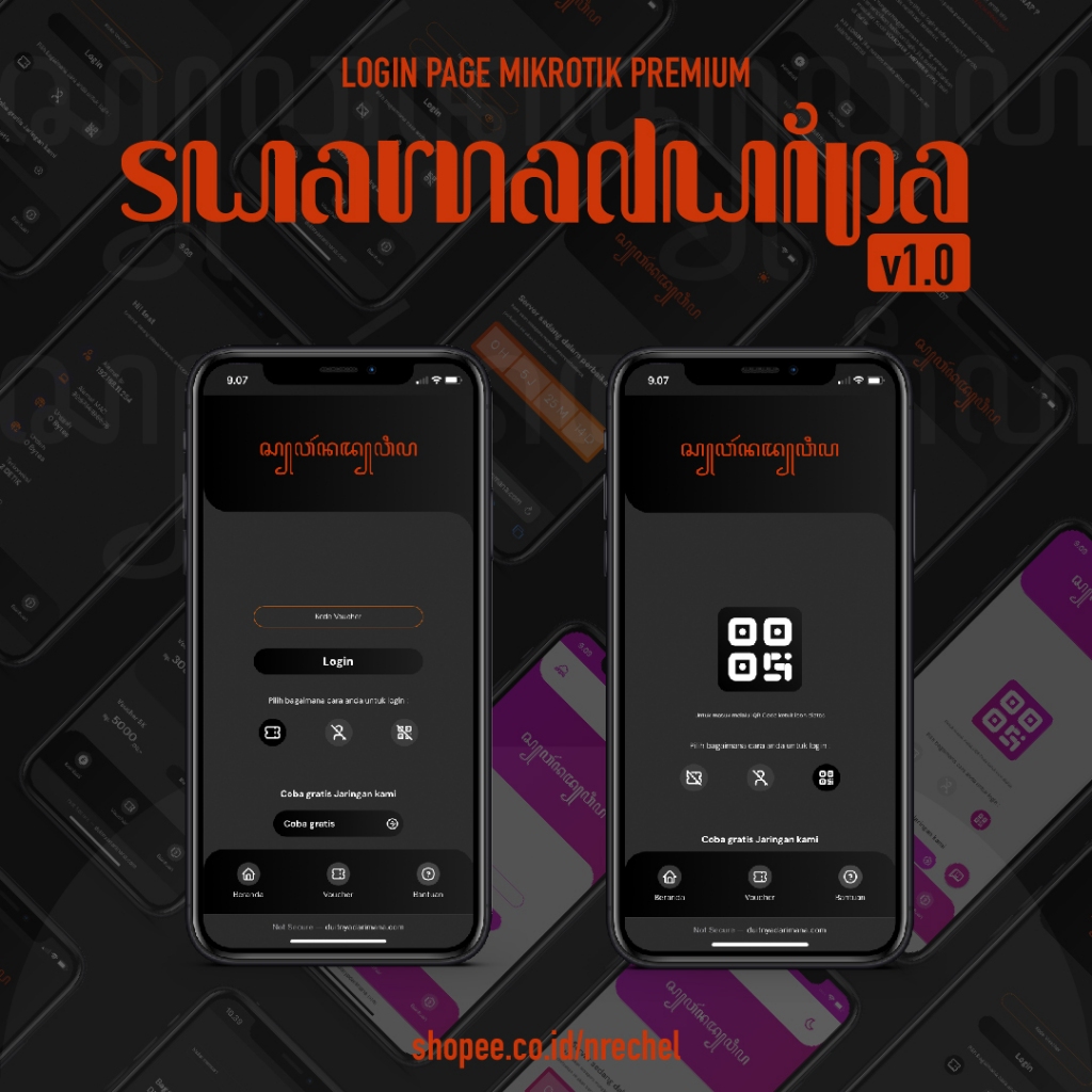 Login Page Mikrotik Ringan & Simpel - SwarnaDwipa v.1.0