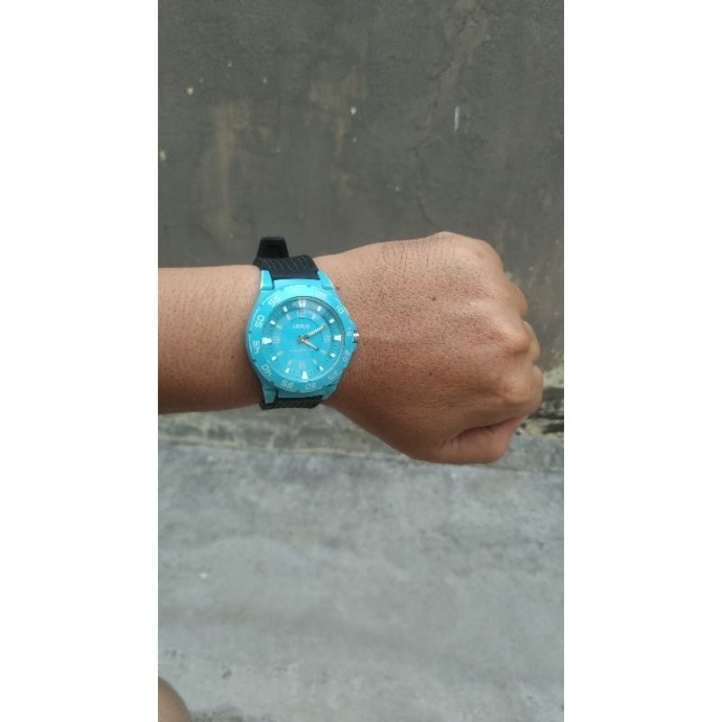 jam tangan lorus by seiko second bekas original quartz batrai