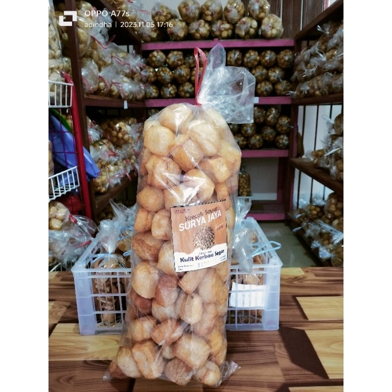 

krecek sayur kemasan 500 gran